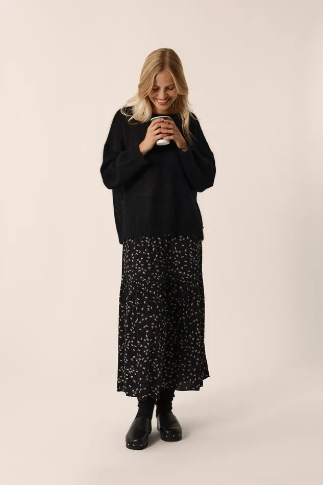 Women Skirt Valana Flit Jupe Viscose Multicolore Des Petits Hauts Dresses and Skirts