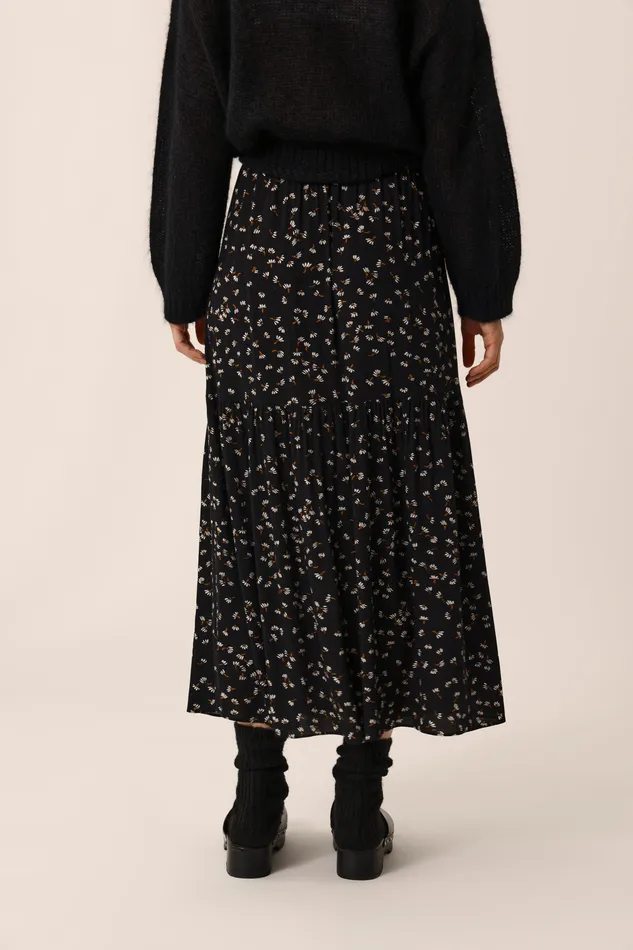 Women Skirt Valana Flit Jupe Viscose Multicolore Des Petits Hauts Dresses and Skirts