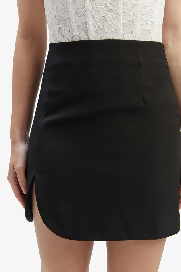 Women Skirts Bardot Rome Mini Skirt In Black Black Women Skirts Bardot Rome Mini Skirt In Black Black