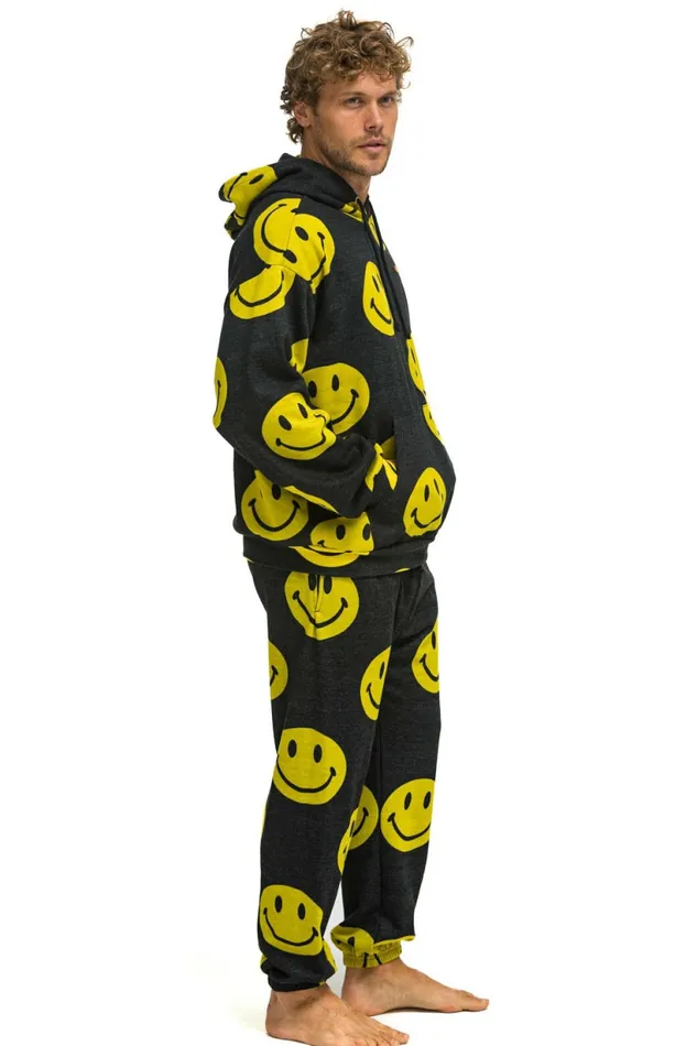 Women SMILEY REPEAT RELAXED PULLOVER HOODIE 8211 BLACK Aviator Nation Hoodies Women SMILEY REPEAT RELAXED PULLOVER HOODIE 8211 BLACK Aviator Nation Hoodies