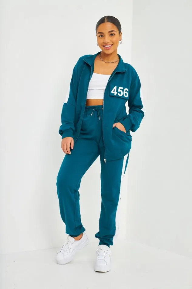 Women Squid Game 456067001 Unisex CoOrd Set Brentiny Paris Sets With Top Bottoms
