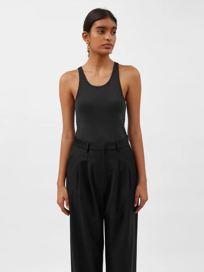 Women St Agni 8211 Organic Cotton Everyday Tank In Black The UNDONE Maternity