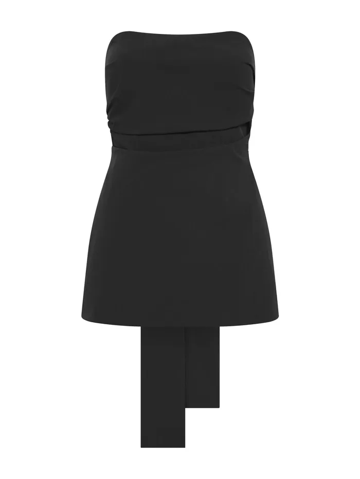 Women St Agni 8211 Strapless Tie Back Top In Black The UNDONE Tops