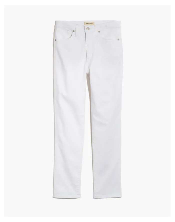 Women Stovepipe Jeans In Pure White Pure White Madewell Jeans Women Stovepipe Jeans In Pure White Pure White Madewell Jeans