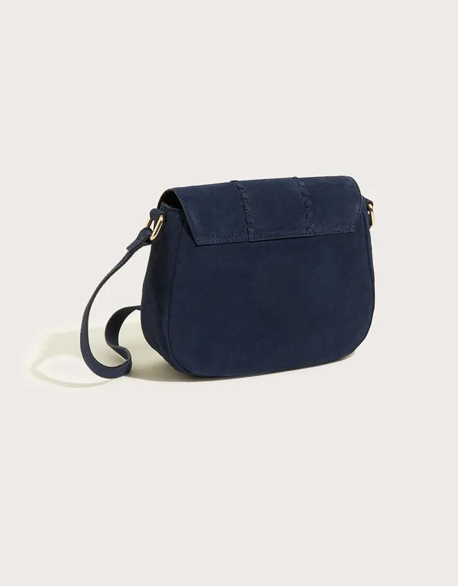 Women Suede Saddle Hoop CrossBody Bag Monsoon Bags and Purses