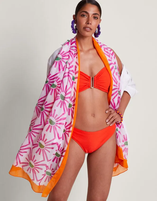 Women Sun Beam Print Scarf Monsoon Kaftans and Kimonos