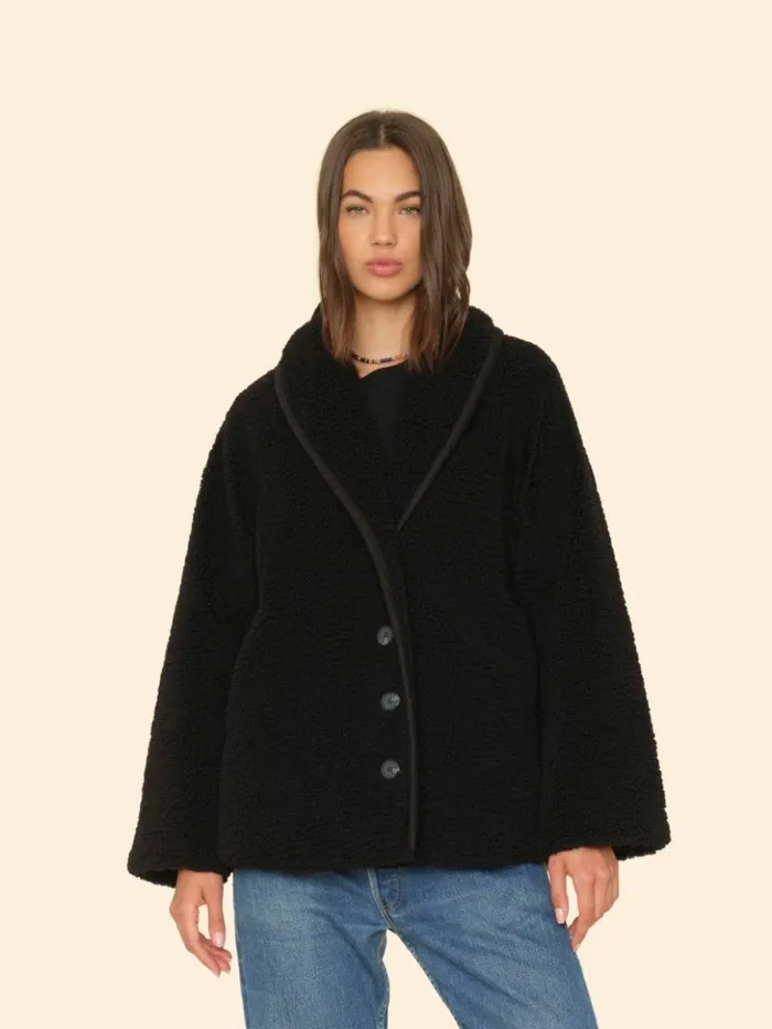 Women Sweaters and Jackets Xirena Black Martine Jacket