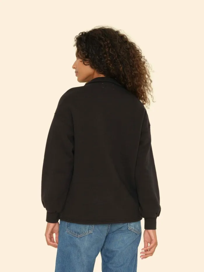 Women Sweats and Tees Xirena Black Reid Sweatshirt