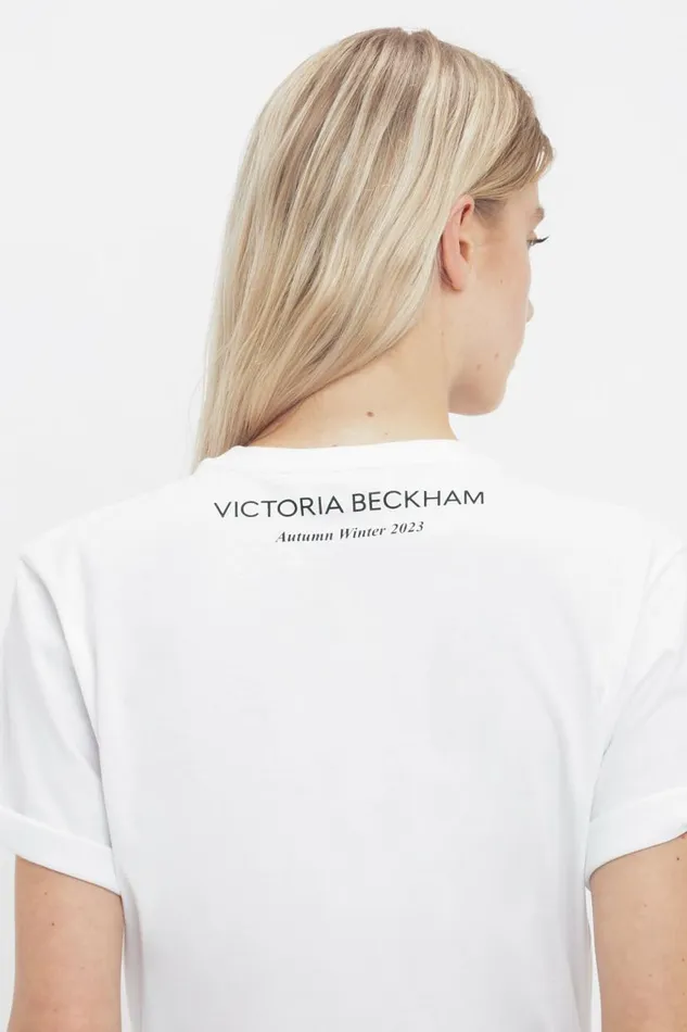 Women TShirts and Sweatshirts Victoria Beckham IT039S PARIS BABY Tshirt In White