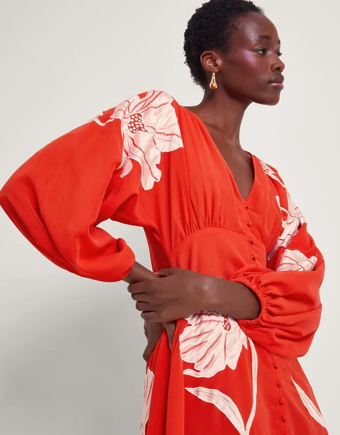 Women Talia Tea Dress Orange Monsoon Dresses