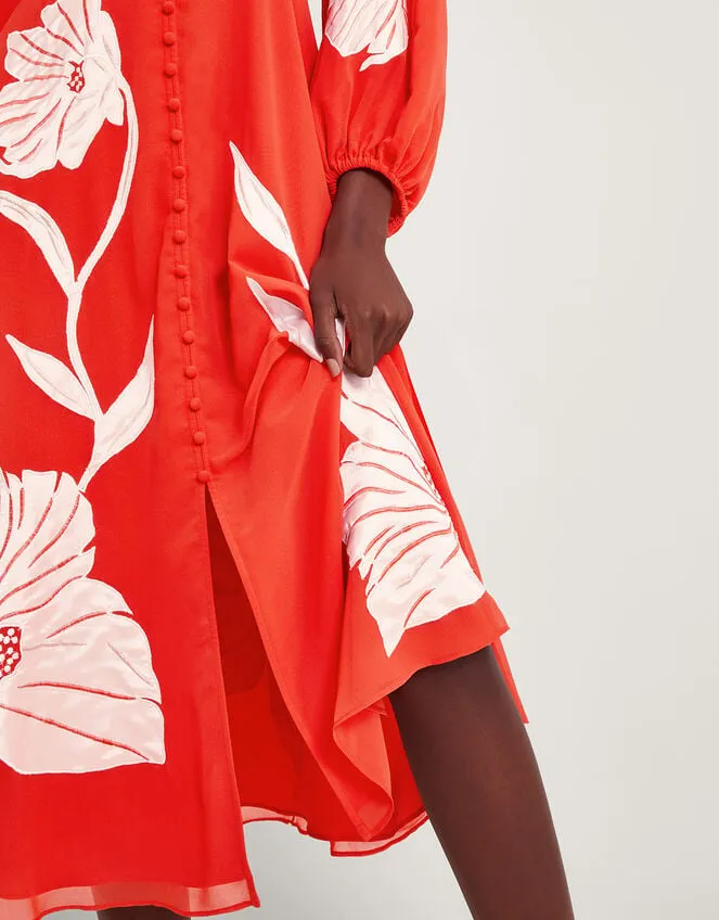 Women Talia Tea Dress Orange Monsoon Dresses