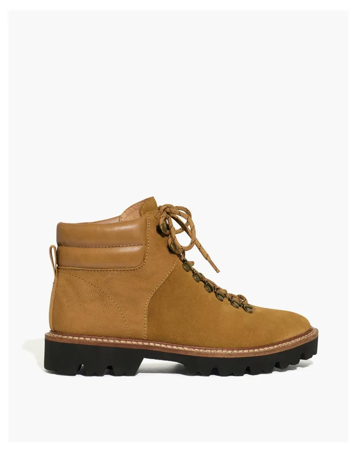 Women The Citywalk Lugsole Hiker Boot In Leather Toffee Madewell Boots Women The Citywalk Lugsole Hiker Boot In Leather Toffee Madewell Boots