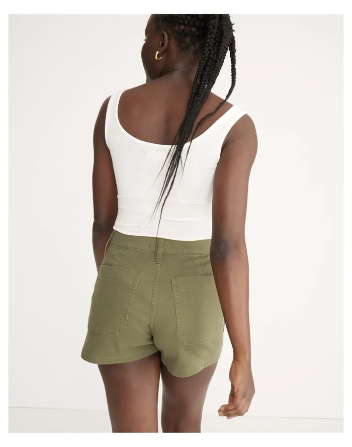 Women The Curvy Perfect Fatigue Short Palm Tree Madewell Shorts Women The Curvy Perfect Fatigue Short Palm Tree Madewell Shorts
