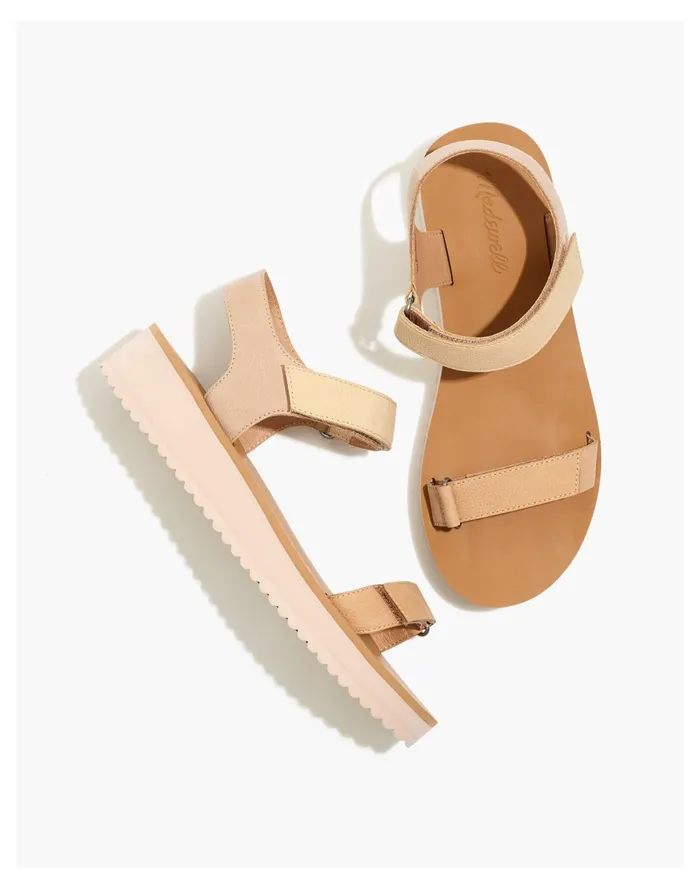 Women The Maggie Sandal In Colorblock Sandstone Multi Madewell Sandals