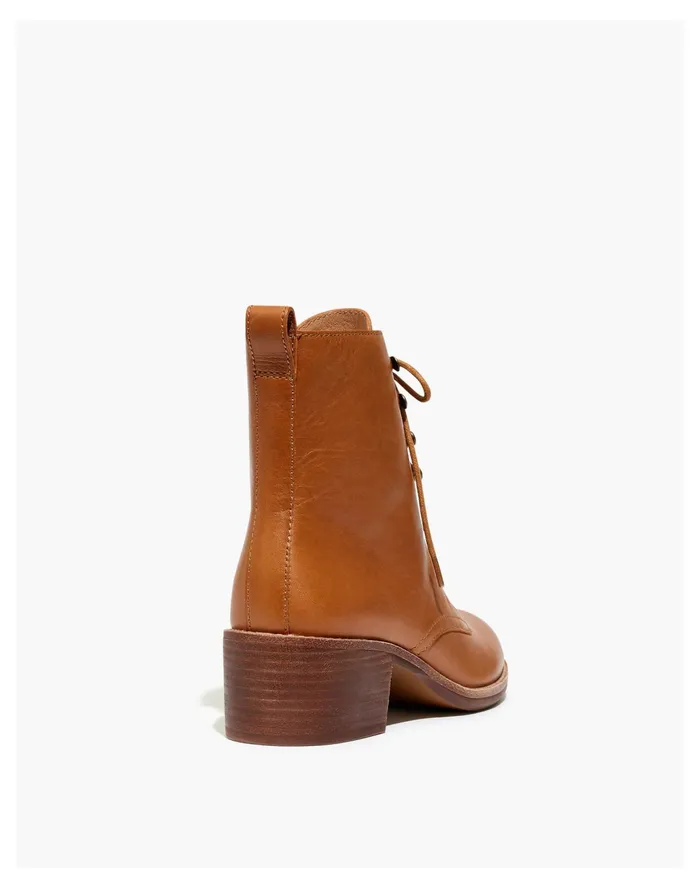 Women The Patti Lace Up Boot English Saddle Madewell Boots Women The Patti Lace Up Boot English Saddle Madewell Boots