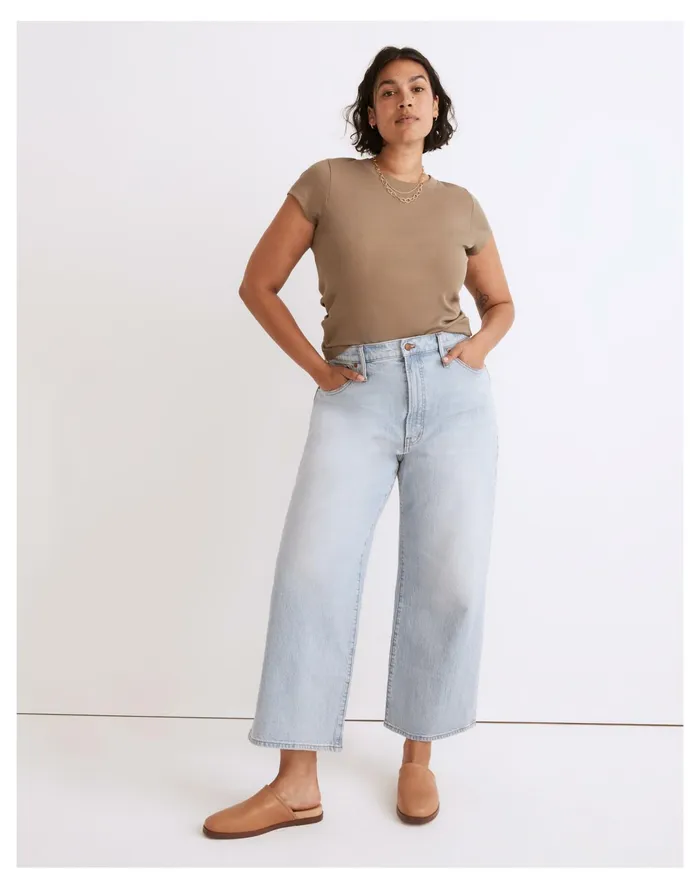 Women The Perfect Vintage Wide Leg Crop Jean In Edmunds Wash Edmunds Wash Madewell Jeans Women The Perfect Vintage Wide Leg Crop Jean In Edmunds Wash Edmunds Wash Madewell Jeans