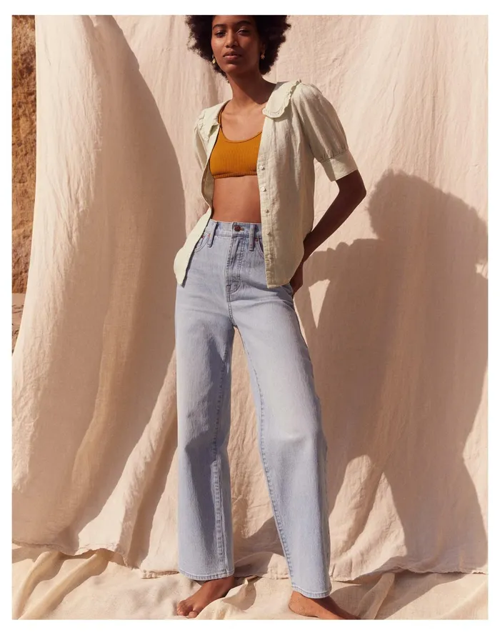 Women The Perfect Vintage Wide Leg Crop Jean In Edmunds Wash Edmunds Wash Madewell Jeans Women The Perfect Vintage Wide Leg Crop Jean In Edmunds Wash Edmunds Wash Madewell Jeans