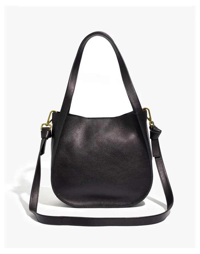 Women The Sydney Shoulder Bag True Black Madewell Shoulder Bags