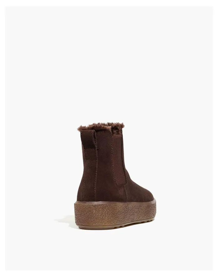Women The Toasty Chelsea Boot Dark Coffee Madewell Boots Women The Toasty Chelsea Boot Dark Coffee Madewell Boots