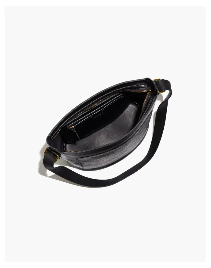 Women The Transport Bucket Bag True Black Madewell Shoulder Bags