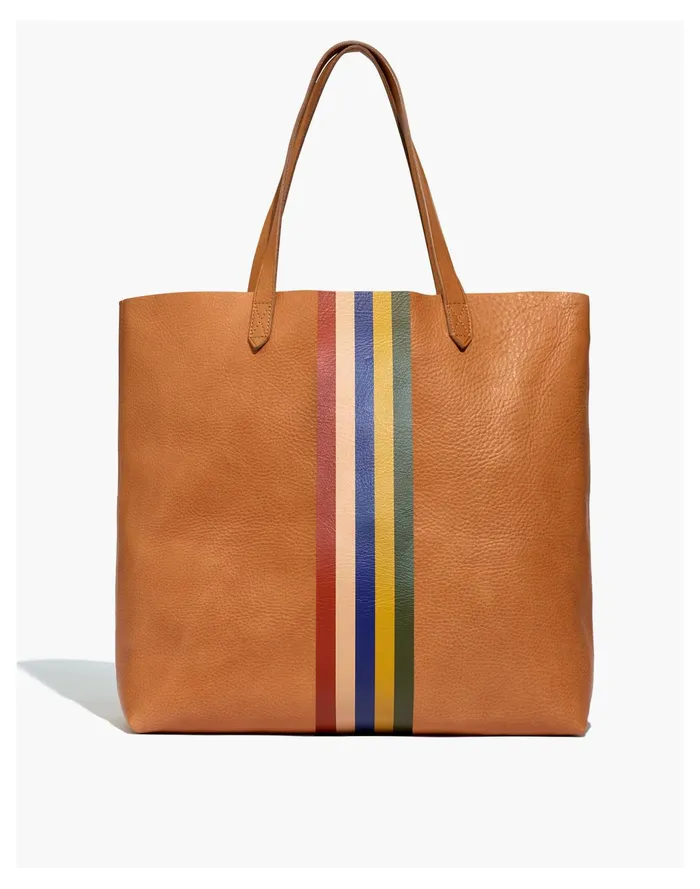 Women The Transport Tote Sweet Tulip Multi Madewell Totes