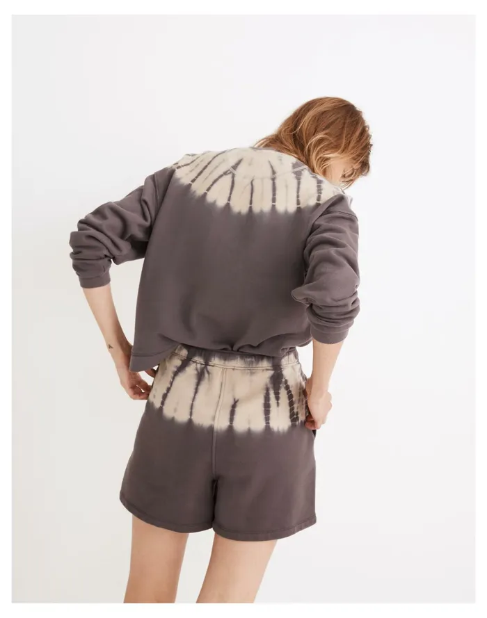 Women Tie Dye Resourced Cotton Sweatshorts Coastal Granite Madewell Sweatshirts and Sweatpants Women Tie Dye Resourced Cotton Sweatshorts Coastal Granite Madewell Sweatshirts and Sweatpants