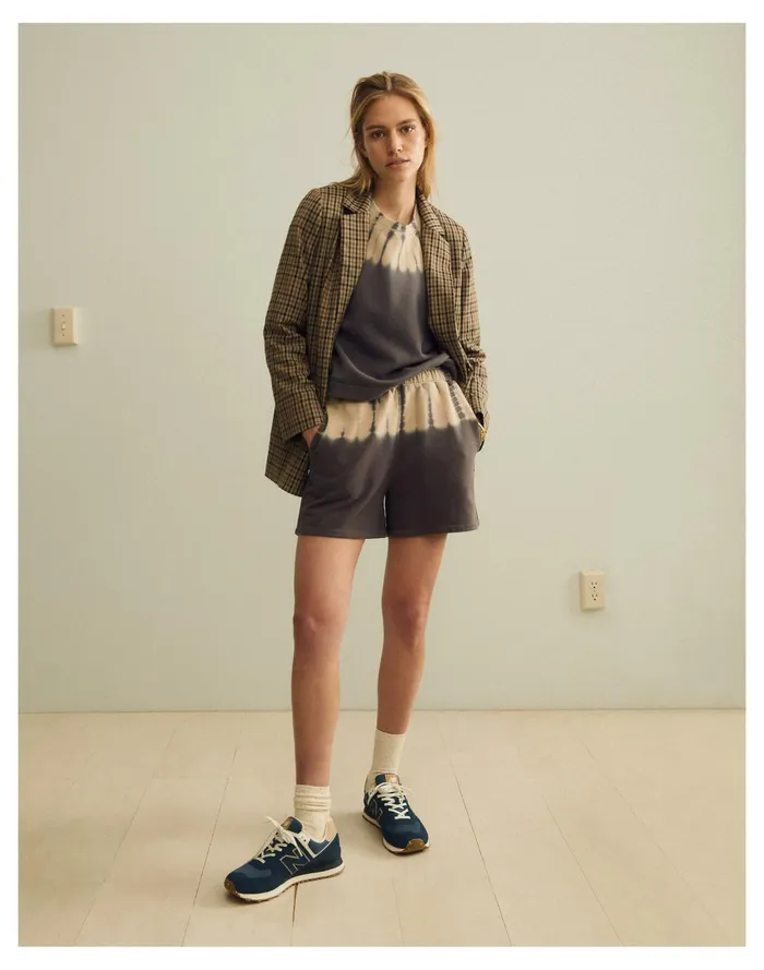 Women Tie Dye Resourced Cotton Sweatshorts Coastal Granite Madewell Sweatshirts and Sweatpants Women Tie Dye Resourced Cotton Sweatshorts Coastal Granite Madewell Sweatshirts and Sweatpants
