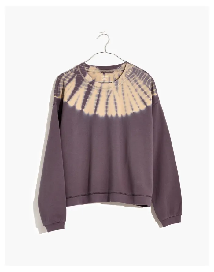 Women Tie Dye Resourced Cotton Swing Sweatshirt Coastal Granite Madewell Sweatshirts and Sweatpants Women Tie Dye Resourced Cotton Swing Sweatshirt Coastal Granite Madewell Sweatshirts and Sweatpants