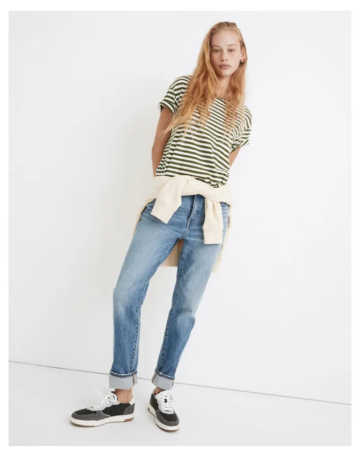 Women Tomboy Straight Jeans In Wright Wash Wright Wash Madewell Jeans