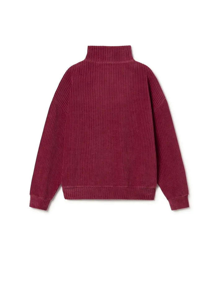 Women Tops Women 8211 Maribor 8211 Dark Cranberry TWOTHIRDS Sweatshirts
