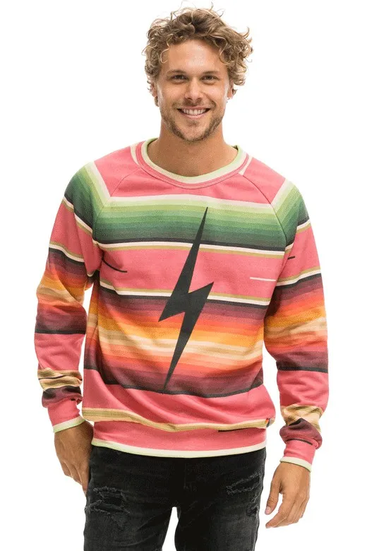 Women TULUM BOLT STITCH SWEATSHIRT 8211 PINK Aviator Nation UnisexCrewSweatshirt Women TULUM BOLT STITCH SWEATSHIRT 8211 PINK Aviator Nation UnisexCrewSweatshirt