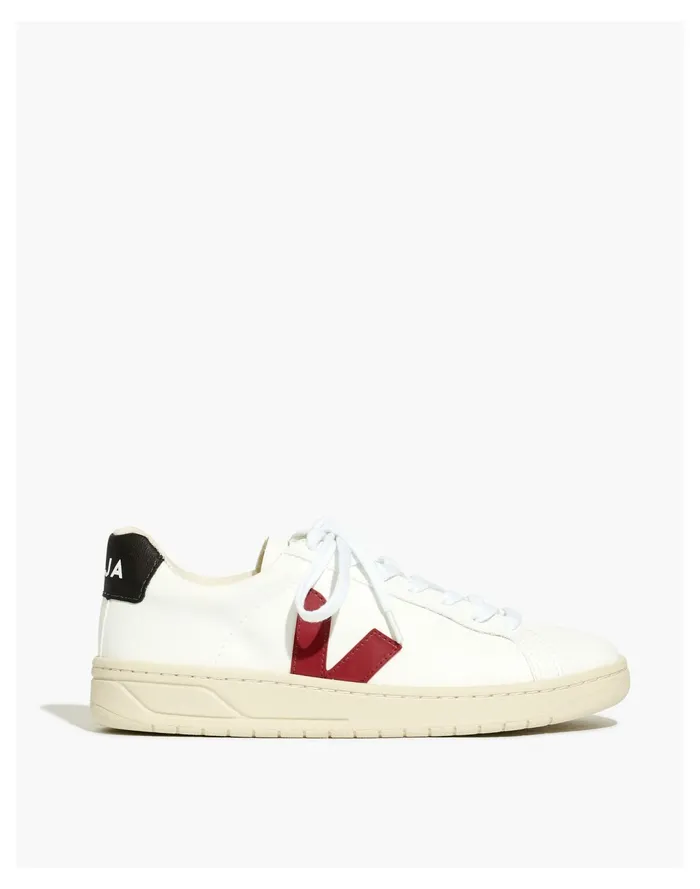 Women Veja Urca Sneakers White Marsala Black Madewell Sneakers
