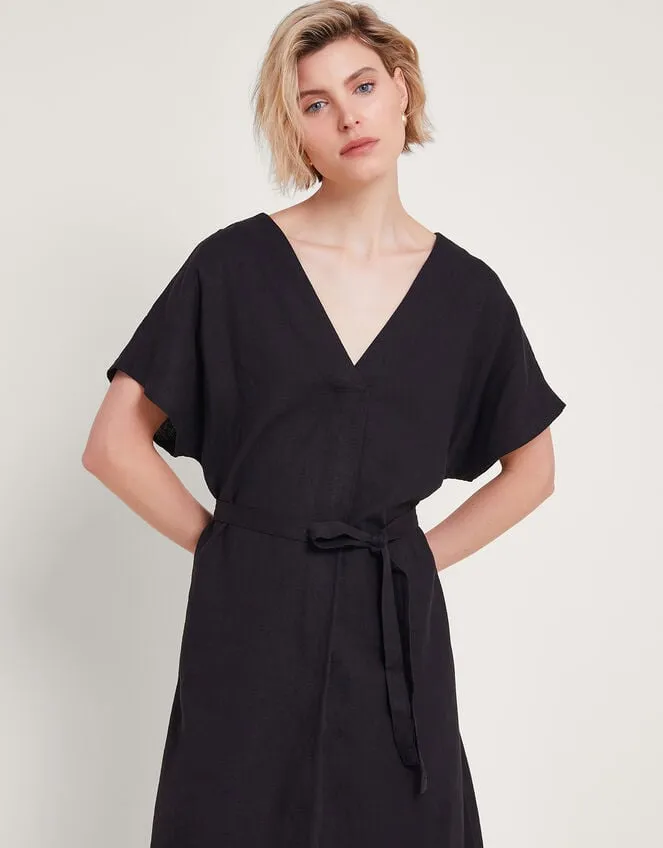 Women Verity Belt Dress Black Monsoon Dresses