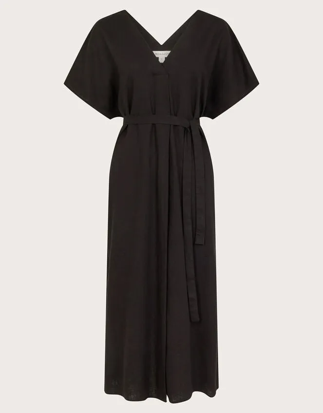 Women Verity Belt Dress Black Monsoon Dresses