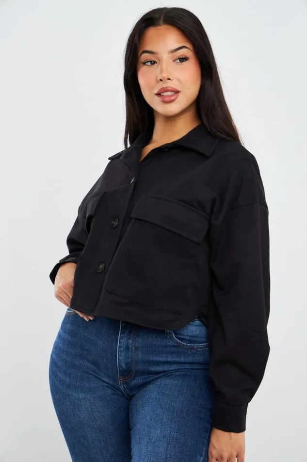 Women Veste Courte Noire En Sudine Black Brentiny Paris White Tops