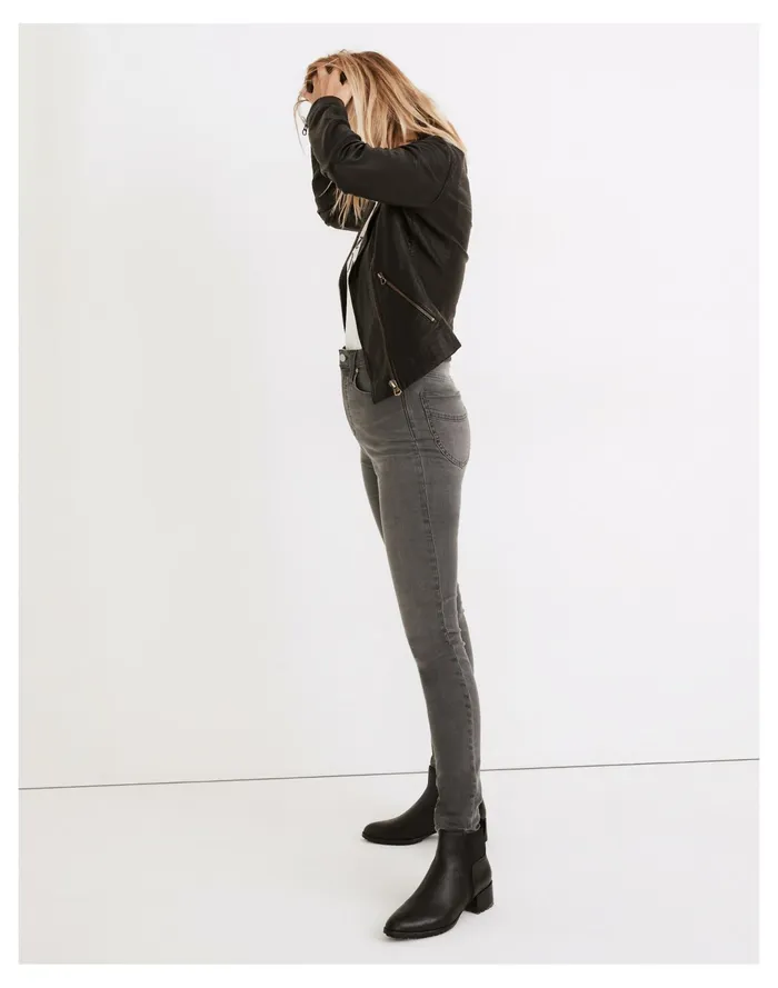 Women Washed Leather Motorcycle Jacket True Black Madewell Jackets Women Washed Leather Motorcycle Jacket True Black Madewell Jackets