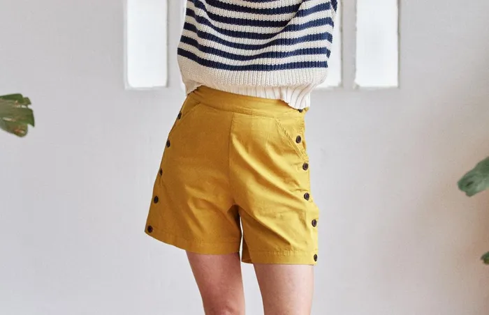 Women Weighen 8211 Mustard TWOTHIRDS Shorts