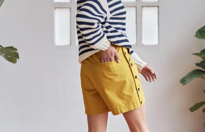 Women Weighen 8211 Mustard TWOTHIRDS Shorts
