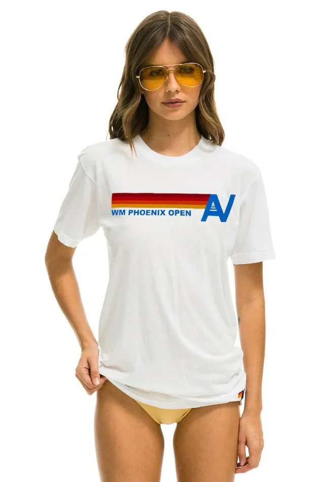 Women WM PHOENIX OPEN 2023 TEE 8211 WHITE Aviator Nation UnisexTees