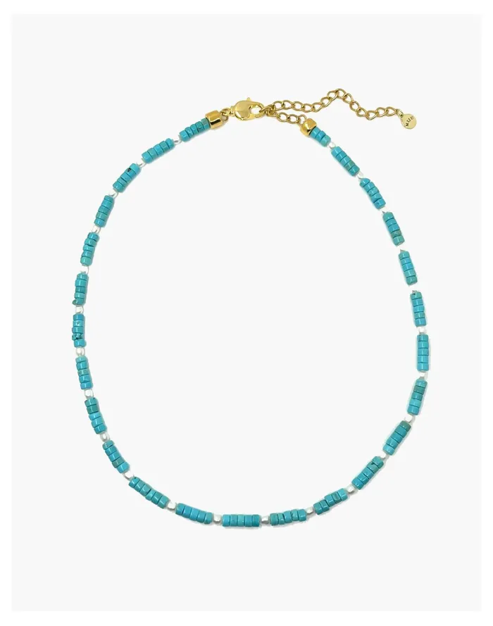 Women X MIJU Del Mar Necklace Turquoise Madewell Necklaces