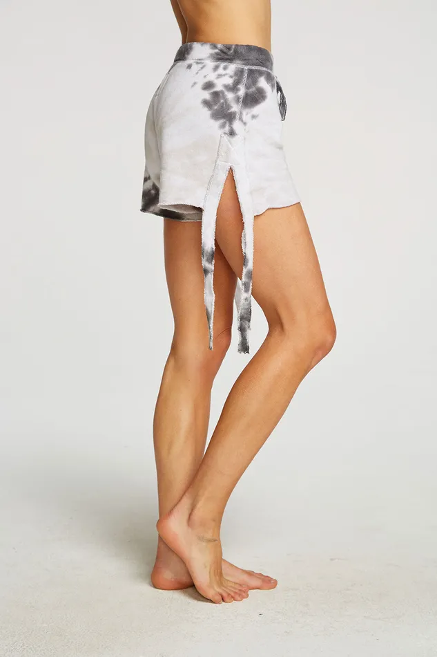 Womens Linen French Terry Side Tie Shorts Bottoms Chaser Brand