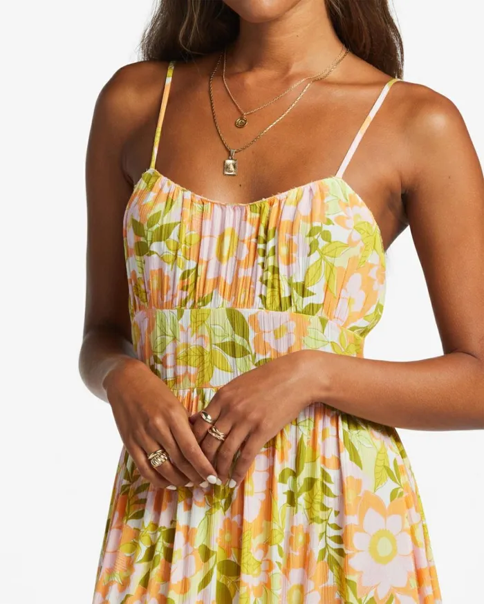Your Babe Midi Dress Orange Peel Women Billabong Midi Dresses