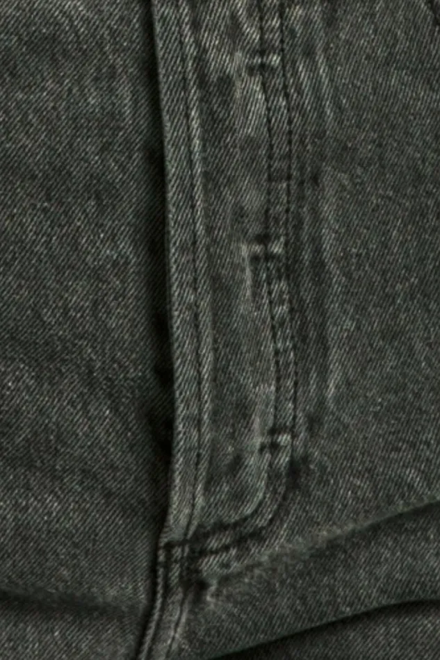 Zelrio Jeans 8211 High Waisted Recycled Cotton Cropped Denim Jeans In Washed Black Women Showpo Jeans
